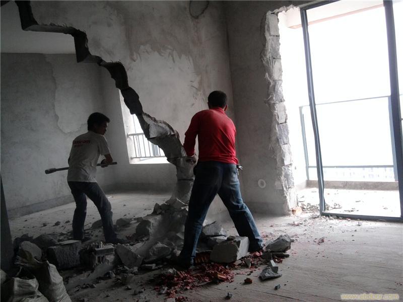 家庭室內拆除敲墻砸墻